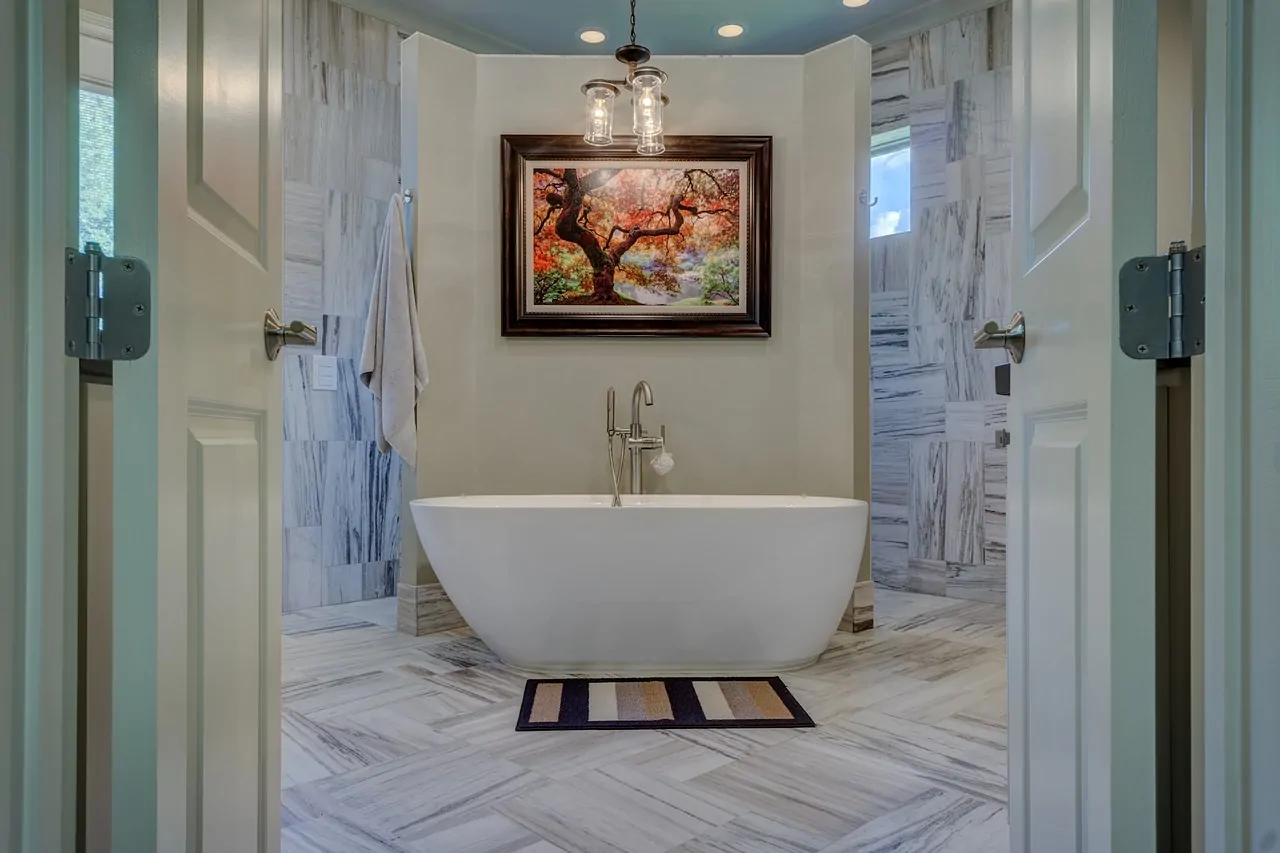 bathroom, tub, bathtub, gray bathroom, bathroom, bathroom, bathroom, bathroom, bathroom, bathtub