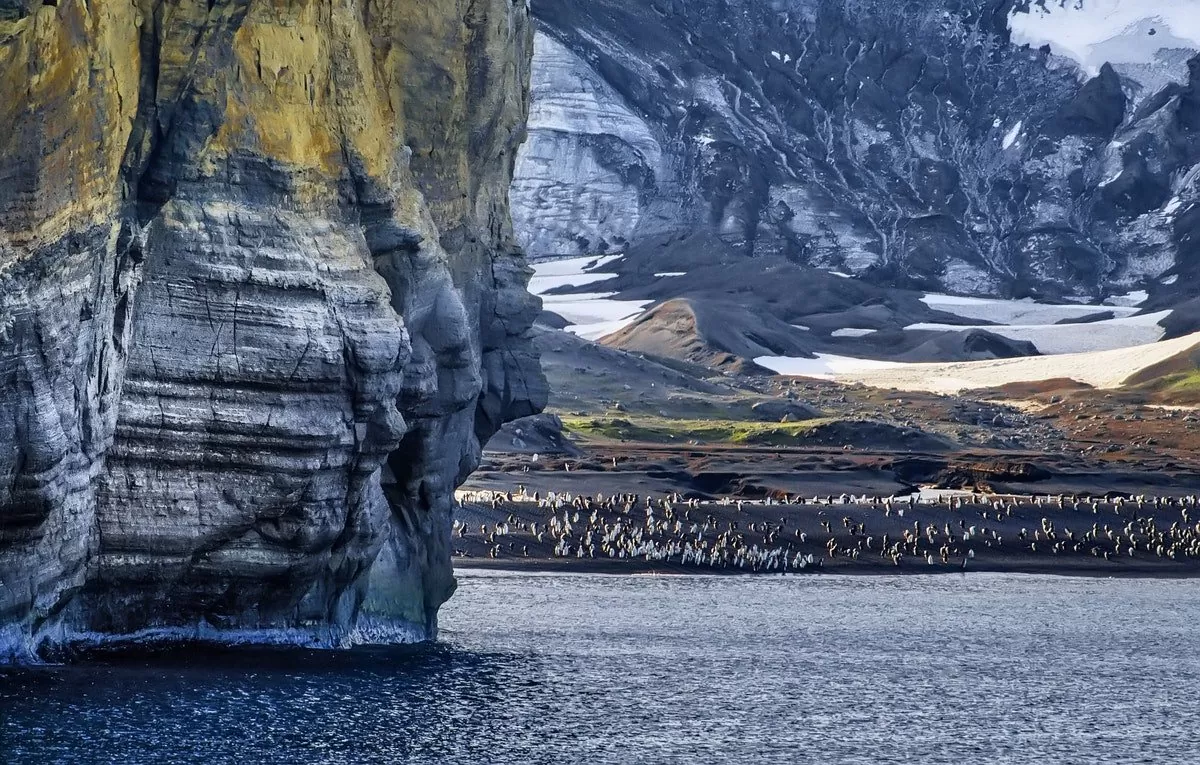 Paysage de l'Antarctique