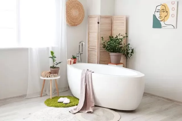 Belle décoration d'une salle de bain