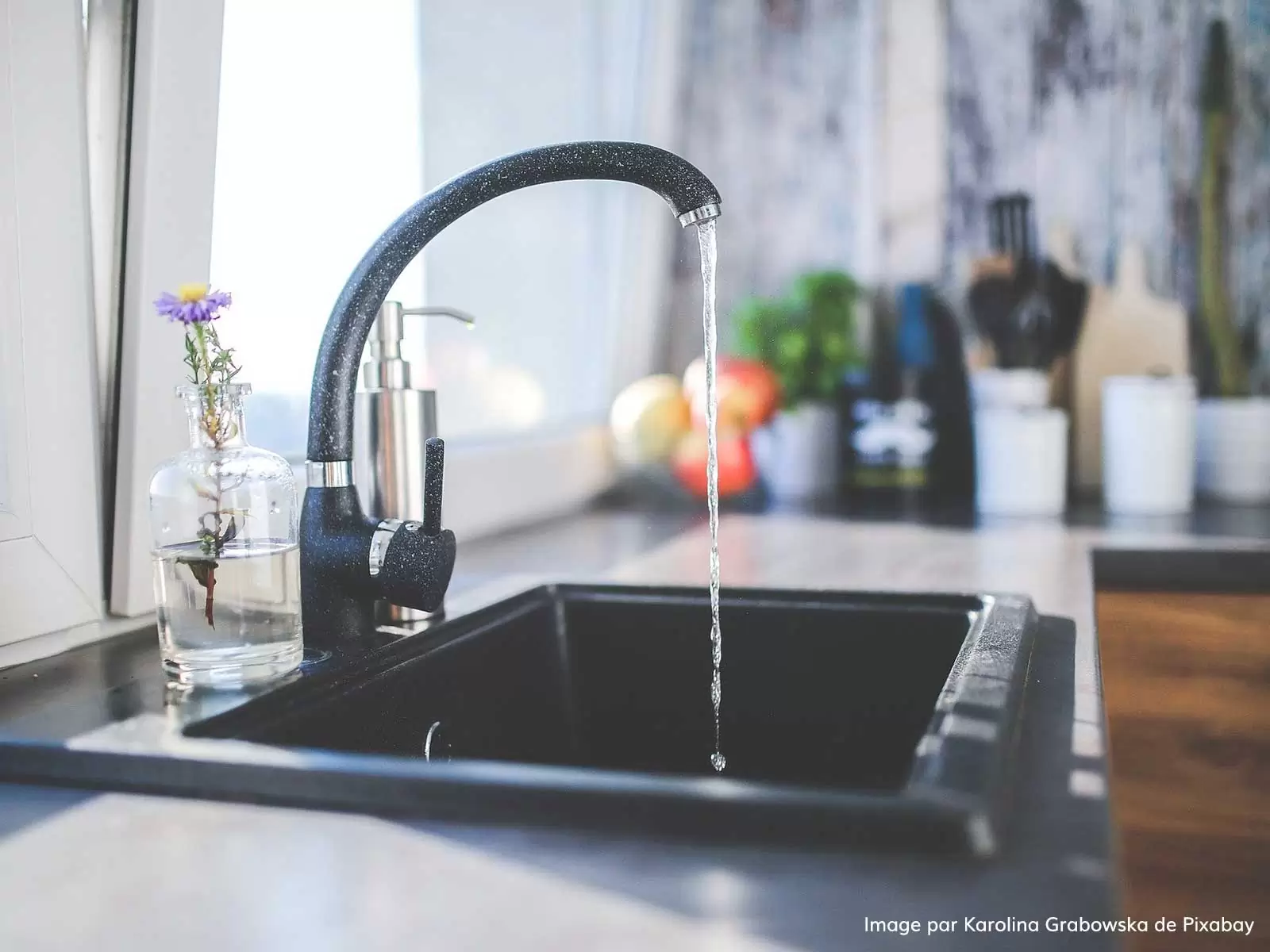 Robinet d'eau de cuisine