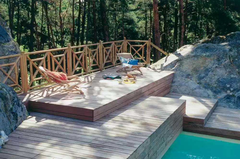 Garde corps de piscine