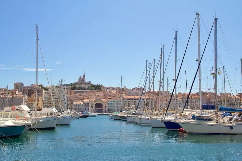 Bateaux sur le port de Marseille